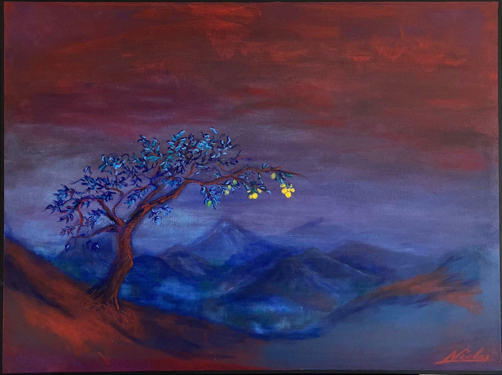 Lemon tree 80x60 cm