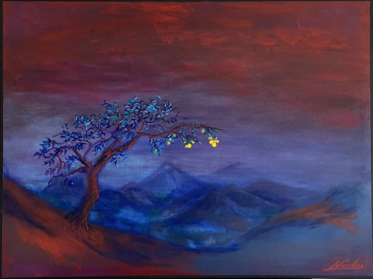 Lemon tree 80x60 cm