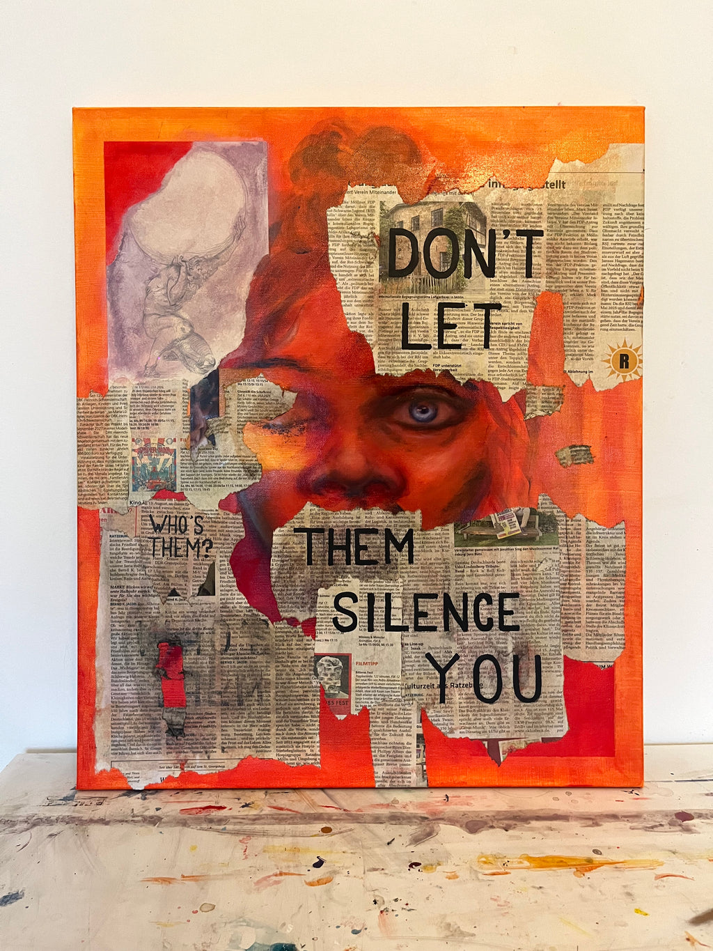 Who´s them? 50x60 cm