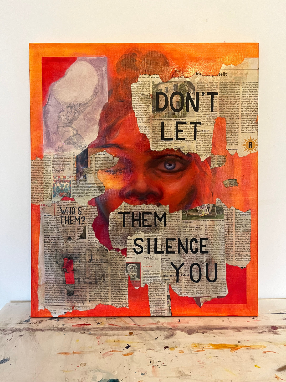 Who´s them? 50x60 cm